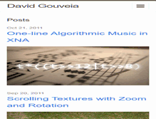 Tablet Screenshot of david-gouveia.com